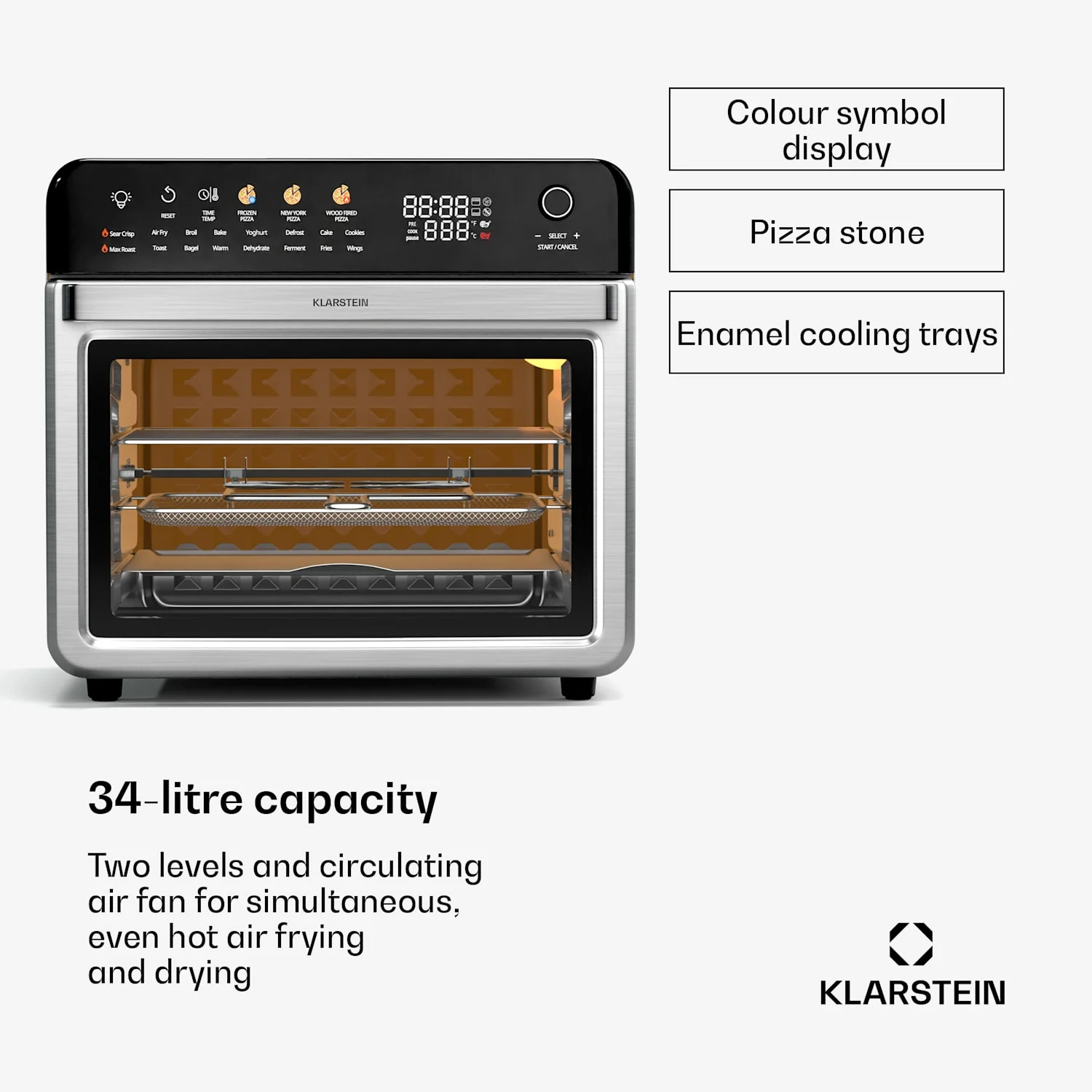 Air Glaze Digital heteluchtfriteuse | RVS 2
