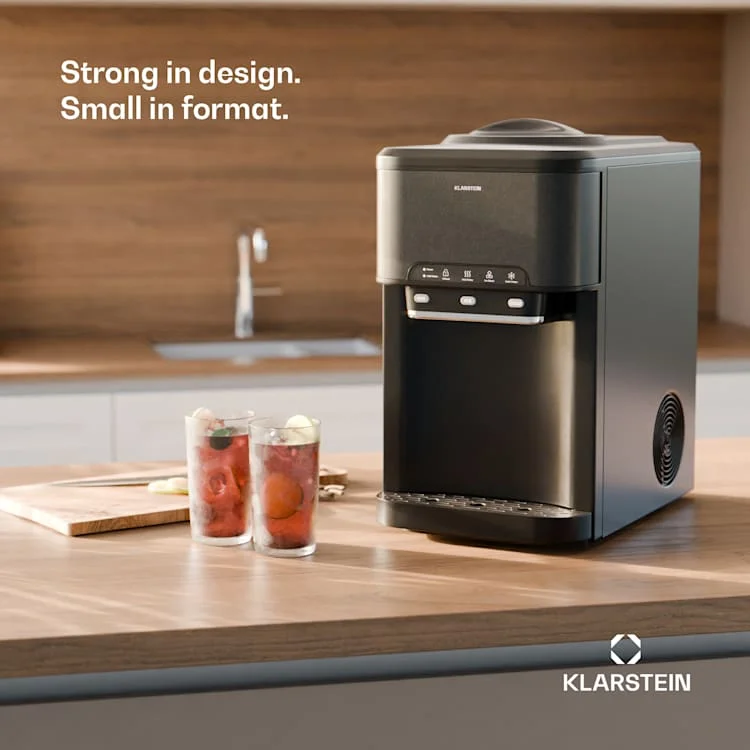 Aqueous ijsblokjesmachine 3-in-1 | Zwart