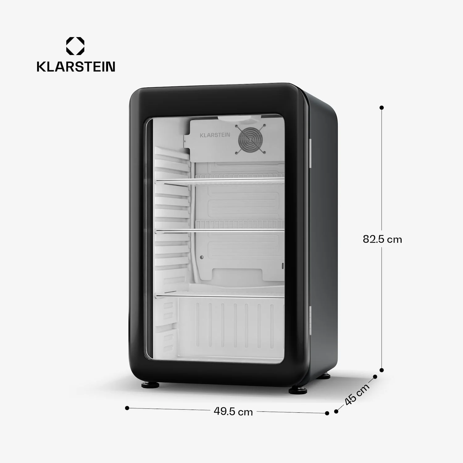 Audrey Evo 93L drankenkoelkast | Zwart6