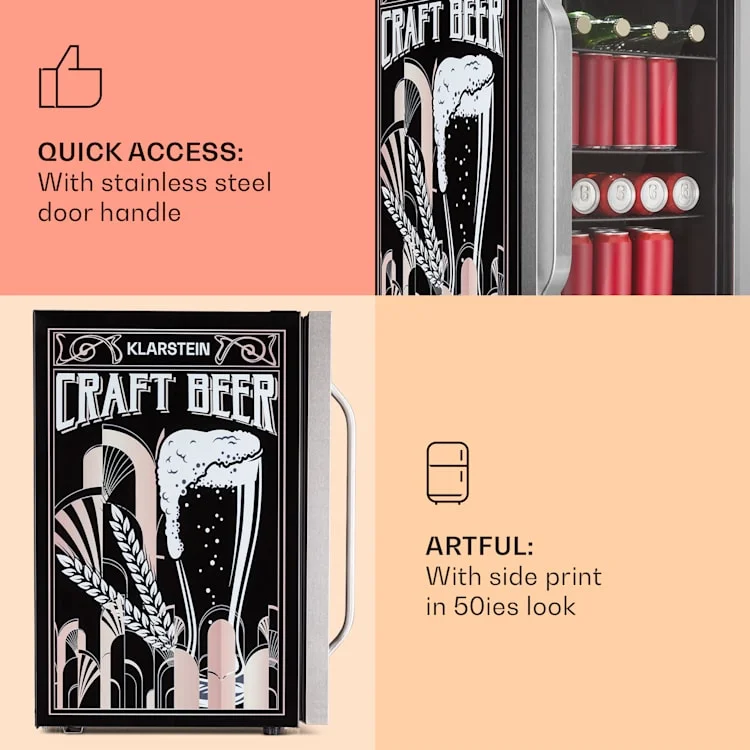 Beersafe 70 Craft Beer Edition koelkast | RVS