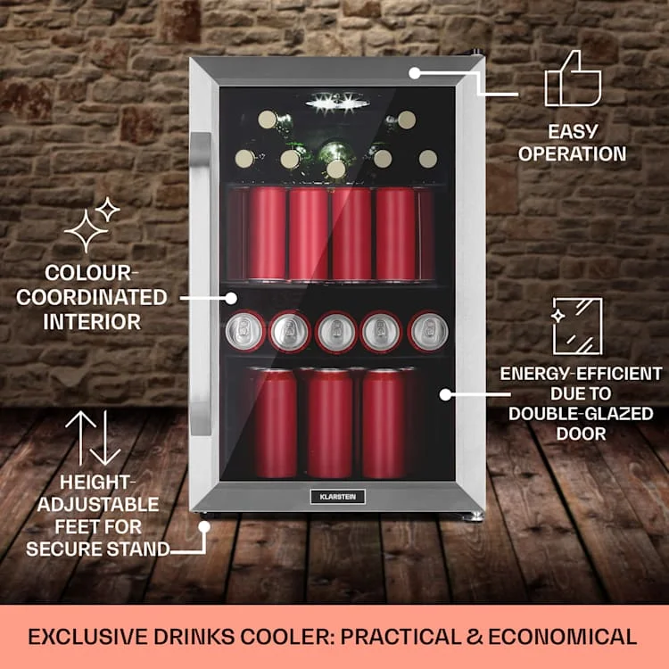 Beersafe 70 Craft Beer Edition koelkast | RVS