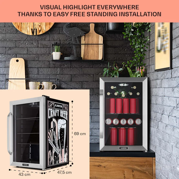 Beersafe 70 Craft Beer Edition koelkast | RVS