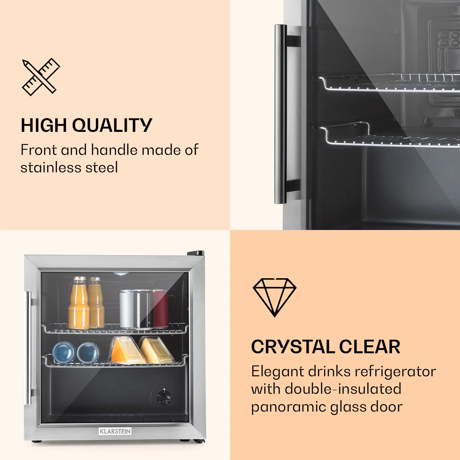 Beersafe L koelkast | RVS