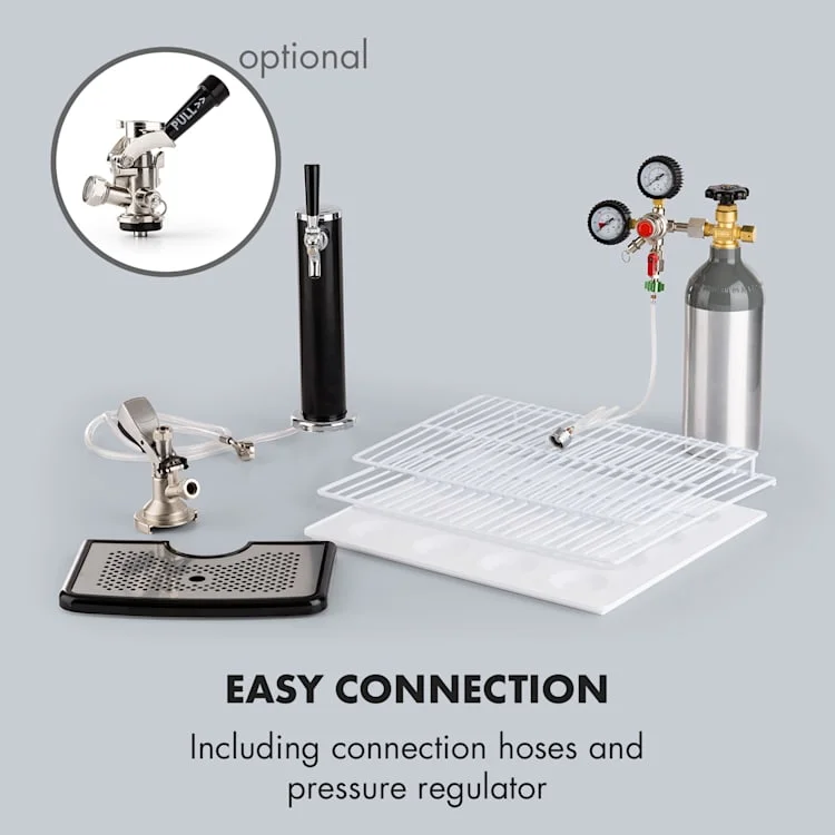 Big Spender Single koelkast voor biervat 50L | Zwart