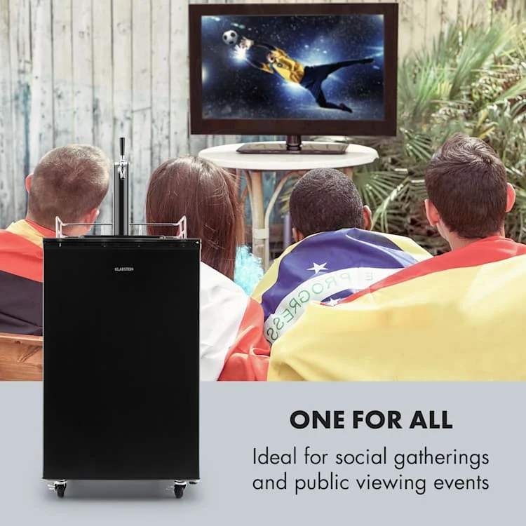 Big Spender Single koelkast voor biervat 50L | Zwart