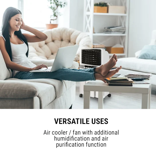 Baltic Blue luchtkoeler | Wit