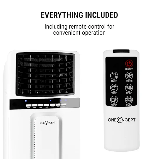 Baltic Blue luchtkoeler | Wit