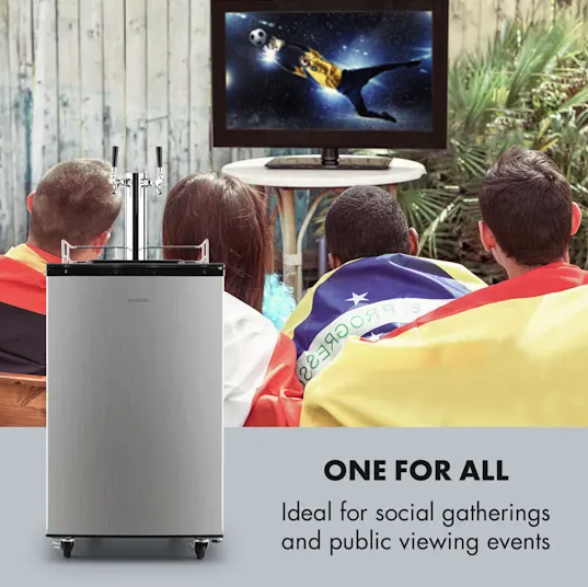 Big Spender Double koelkast voor biervaten 50L | RVS