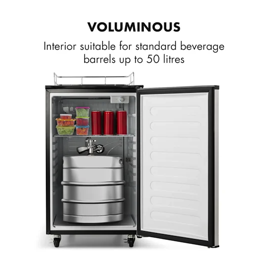 Big Spender Double koelkast voor biervaten 50L | RVS