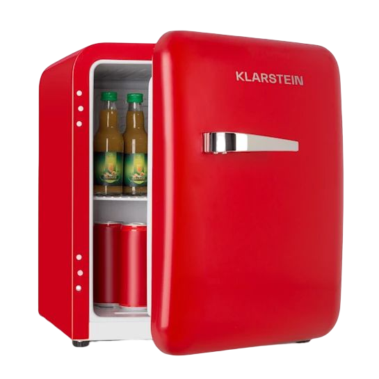 Audrey Mini Retro koelkast | Rood.