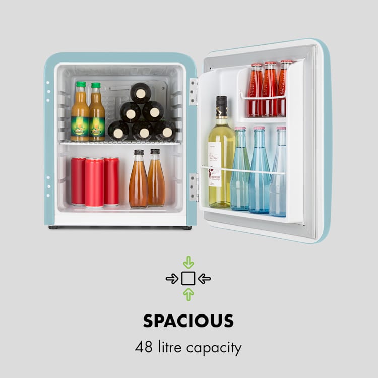 Audrey Mini Retro koelkast | Pastelblauw