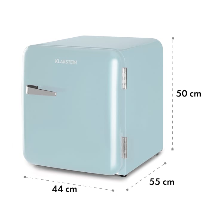 Audrey Mini Retro koelkast | Pastelblauw