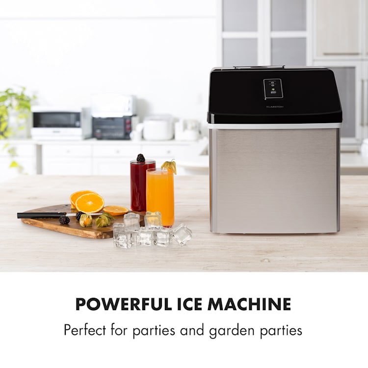 Zilvere Clearcube ijsblokjesmachine helder ijs