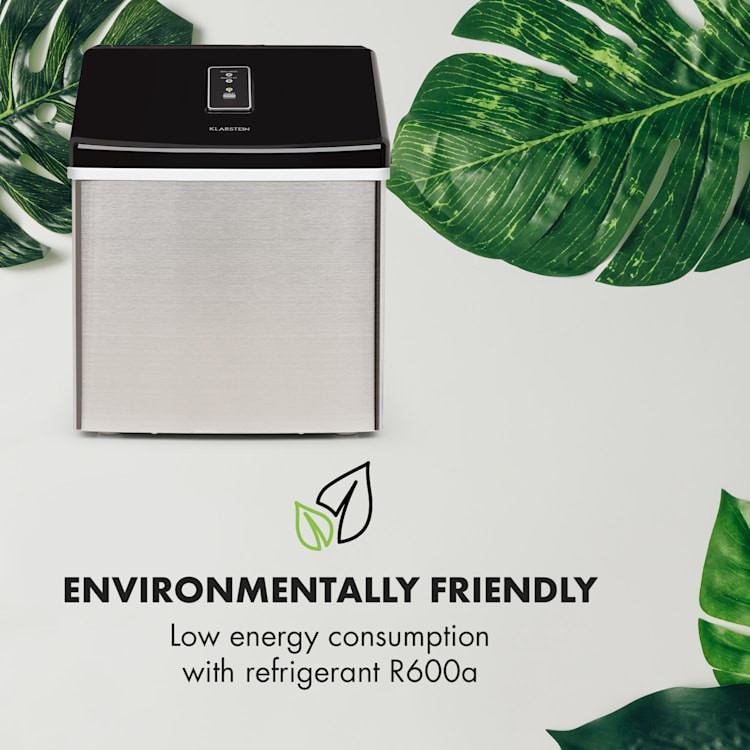 Zilvere Clearcube ijsblokjesmachine helder ijs