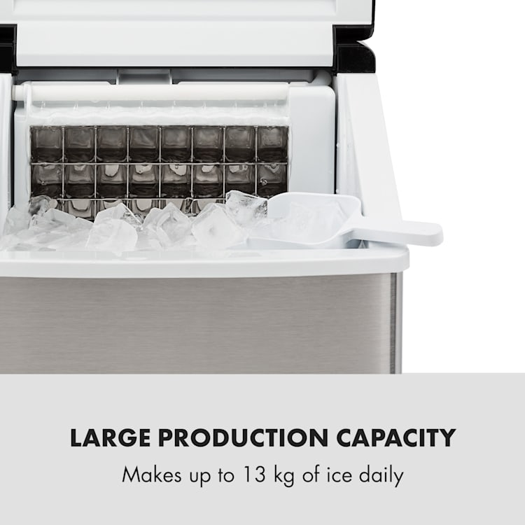 Zilvere Clearcube ijsblokjesmachine helder ijs