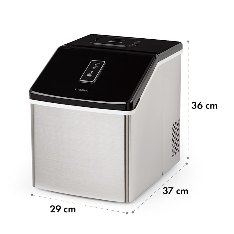 Zilvere Clearcube ijsblokjesmachine helder ijs