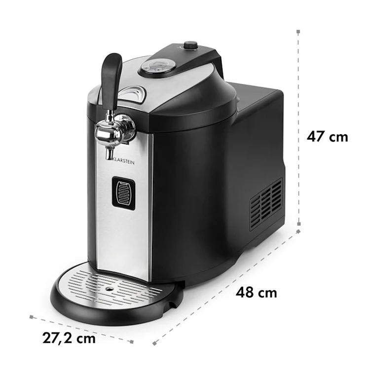 Beerkules biertapinstallatie Zwart - Zilver