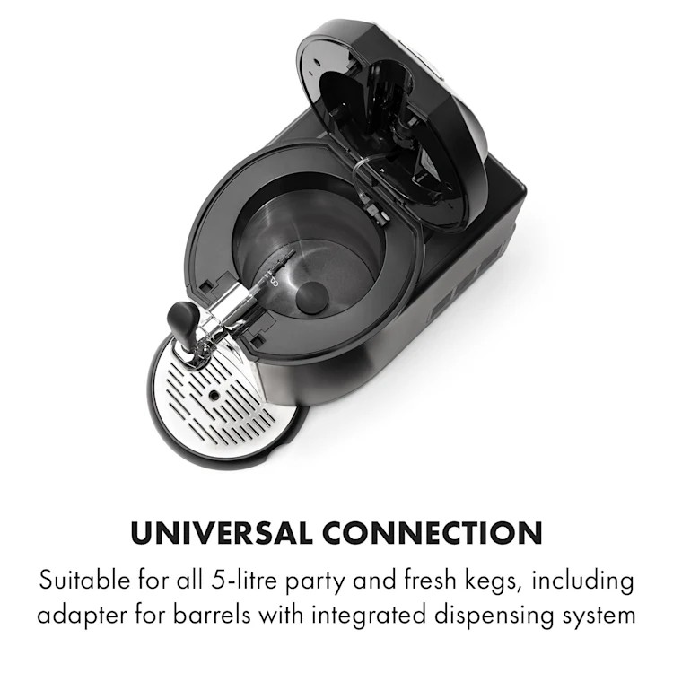 Beerkules biertapinstallatie Zwart - Zilver