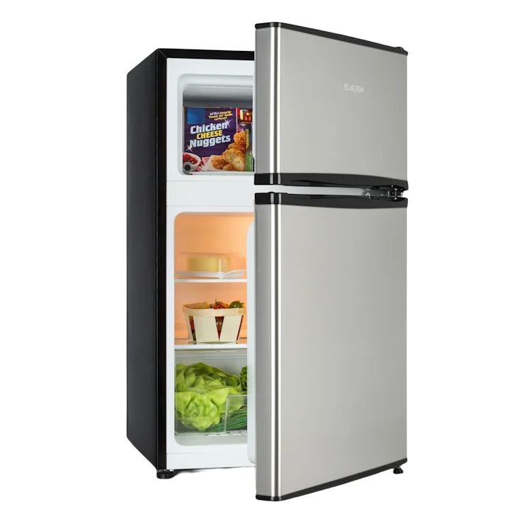 Big Daddy Cool koelvriescombinatie | Zilver.