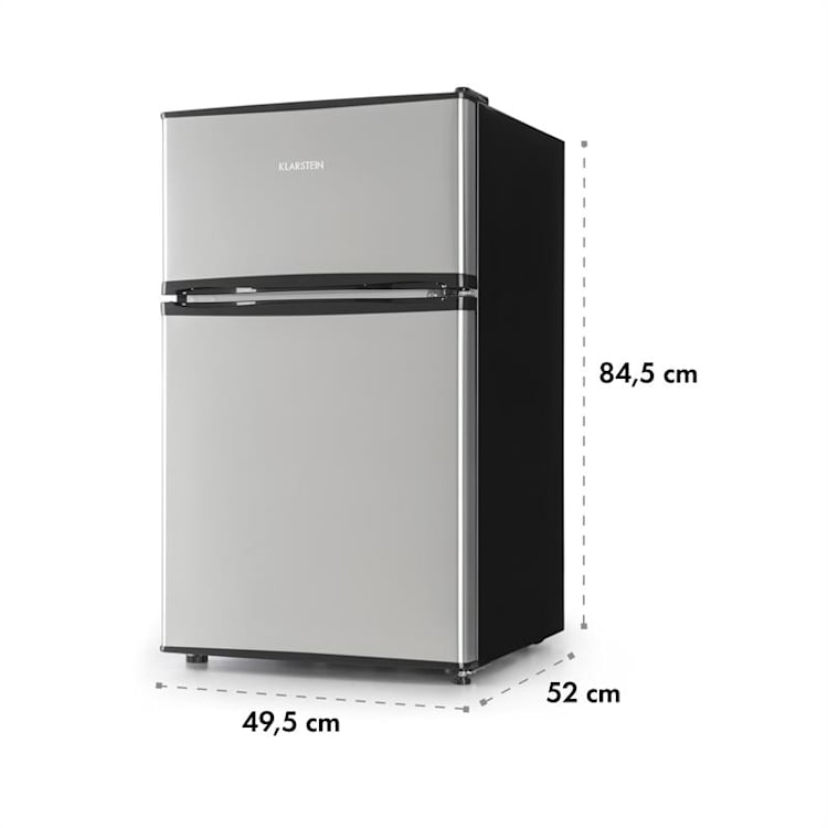 Big Daddy Cool koelvriescombinatie | Zilver