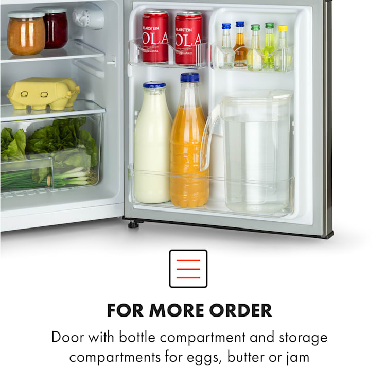 Big Daddy Cool koelvriescombinatie | Zilver