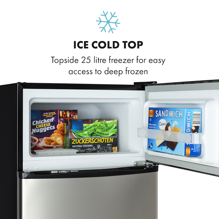 Big Daddy Cool koelvriescombinatie | Zilver