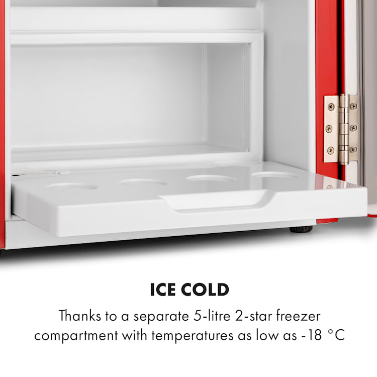 Audrey Mini 2in1 koelkast | Rood