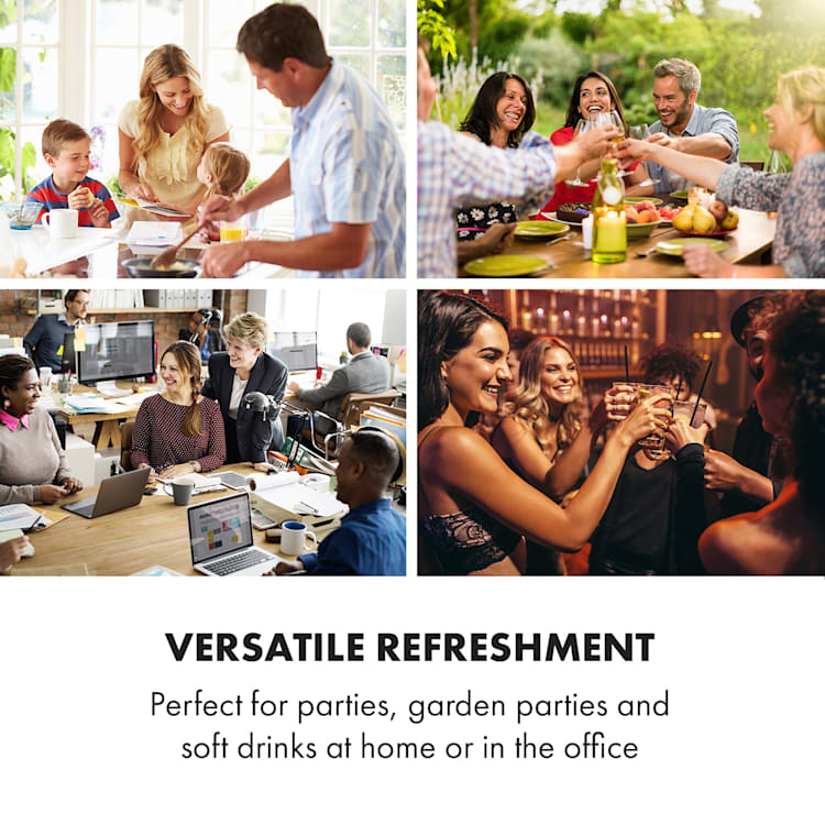 Zwarte Chillout ijsblokjesmachine