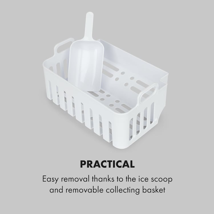 Zwarte Chillout ijsblokjesmachine