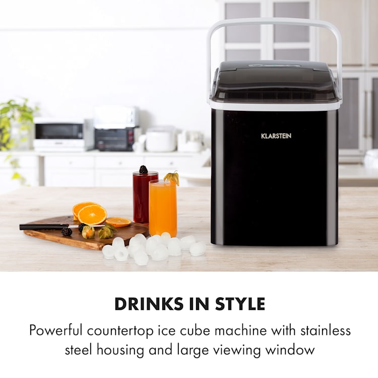 Arctic Porter ijsblokjesmachine | Zwart