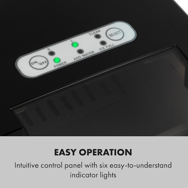 Arctic Porter ijsblokjesmachine | Zwart