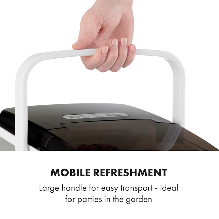 Arctic Porter ijsblokjesmachine | Zwart - Zilver