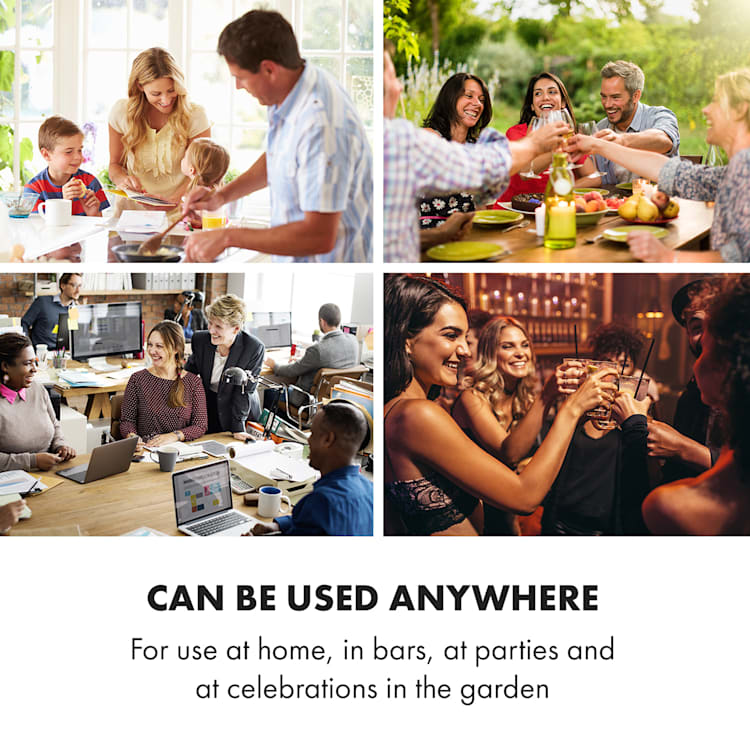 Arctic Porter ijsblokjesmachine | Zwart - Zilver