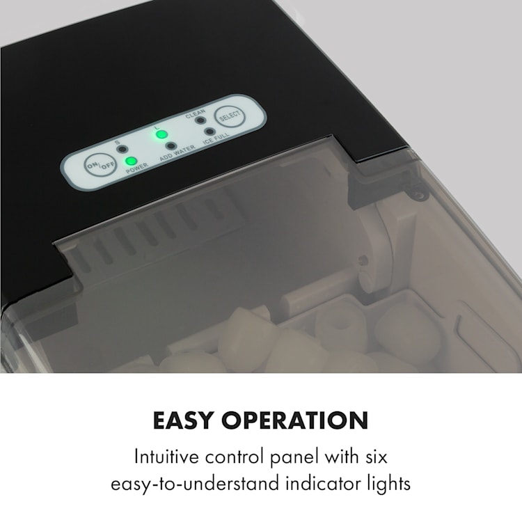 Arctic Porter ijsblokjesmachine | Zwart - Zilver