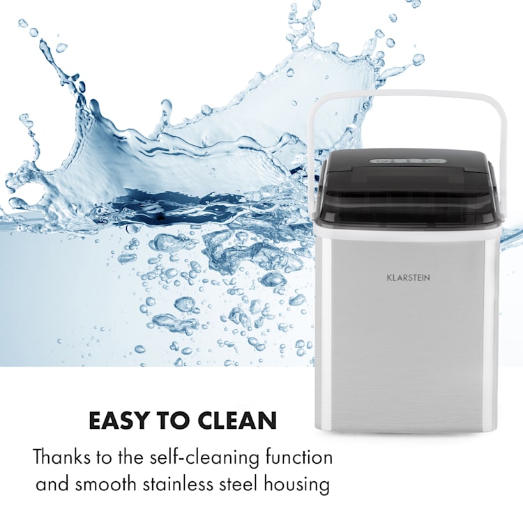 Arctic Porter ijsblokjesmachine | Zwart - Zilver