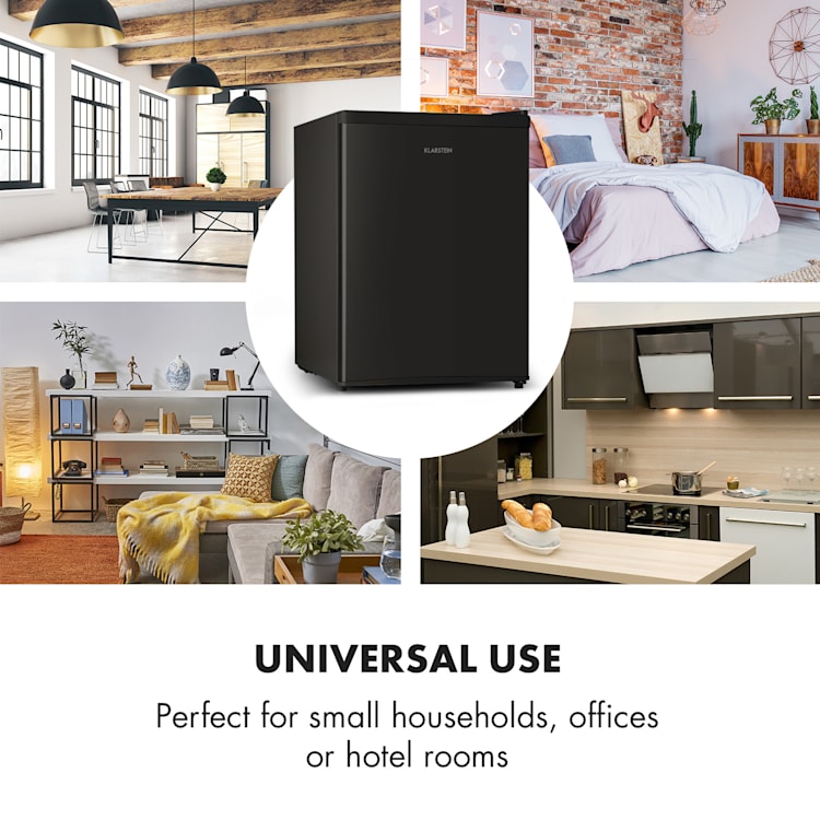 Zwarte Cool Kid koelkast