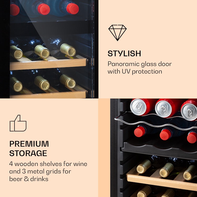 Bovella 27 Duo+ wijnkoelkast