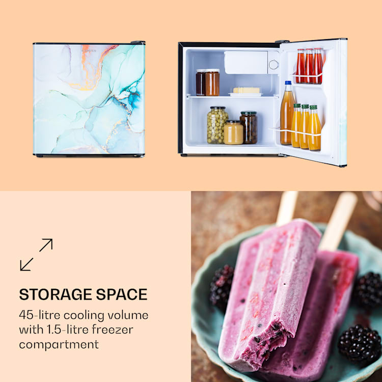 Pastel CoolArt 45L mini-koelkast