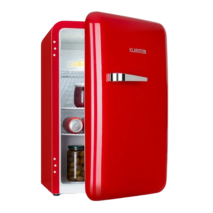 Audrey Retro koelkast | Rood.