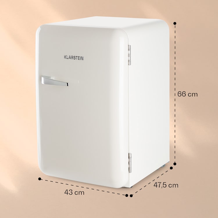 Audrey Retro koelkast | Vintage Creme