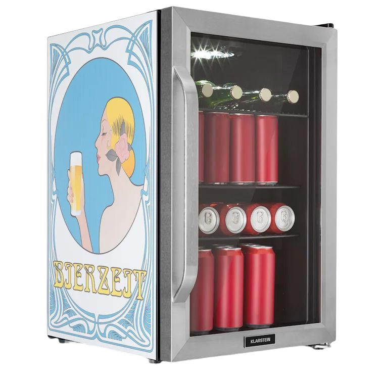 Beersafe 70 Bierzeit Edition koelkast | RVS.
