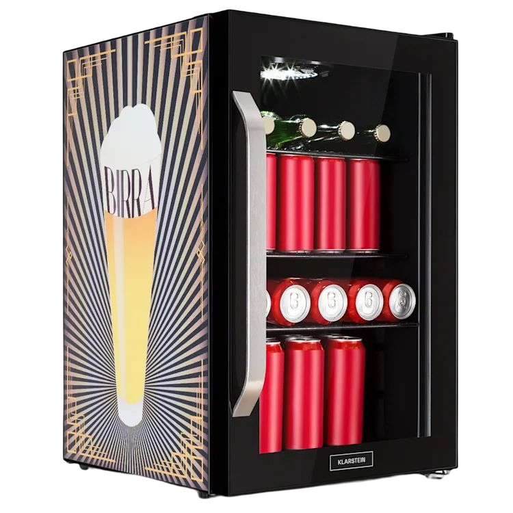 Beersafe 70 Birra Edition koelkast | Zwart.