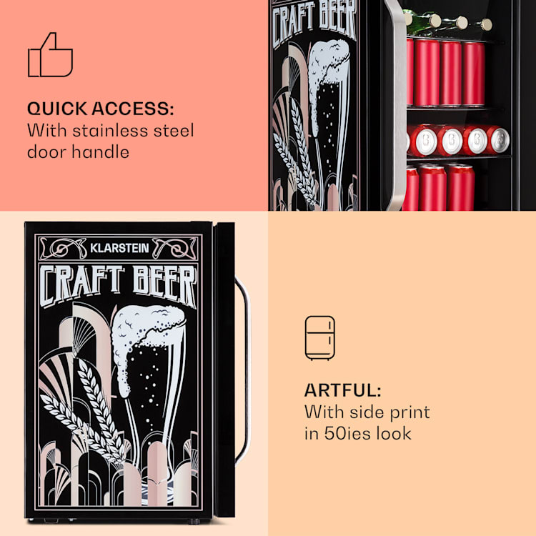 Beersafe 70 Craft Beer Edition koelkast | Onyx
