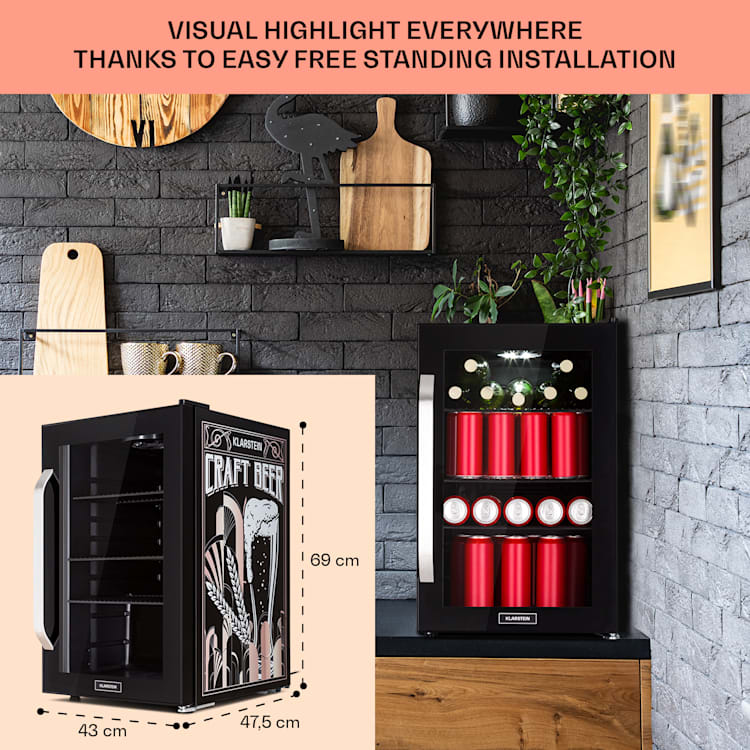 Beersafe 70 Craft Beer Edition koelkast | Onyx