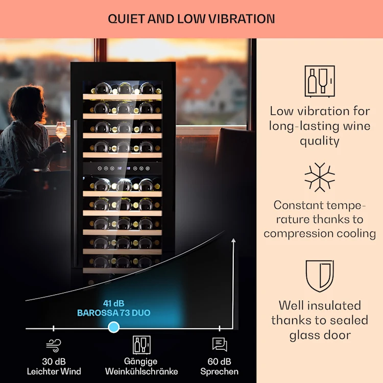 Barossa 73 Duo wijnkoelkast