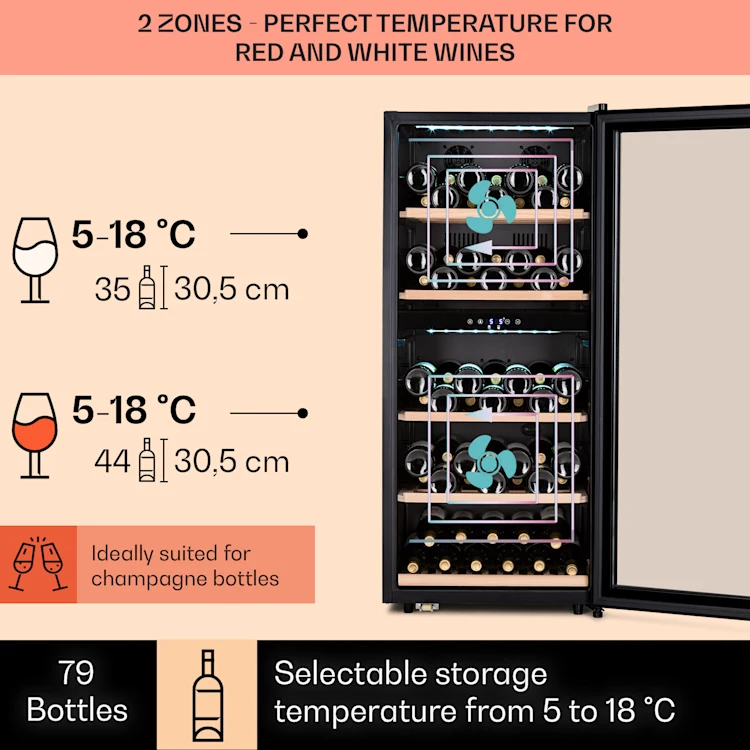 Barossa 79 Duo wijnkoelkast