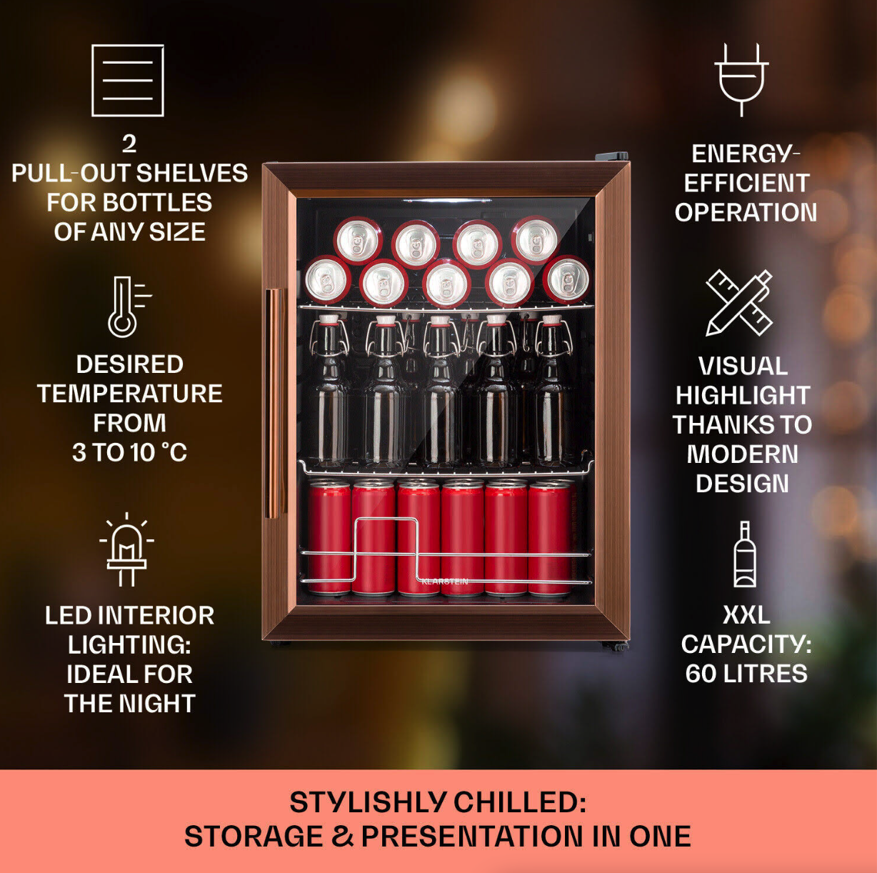 Beersafe XL koelkast | Koper